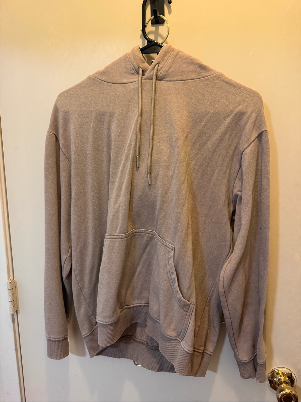 H&M Taupe Hooded Sweatshirt